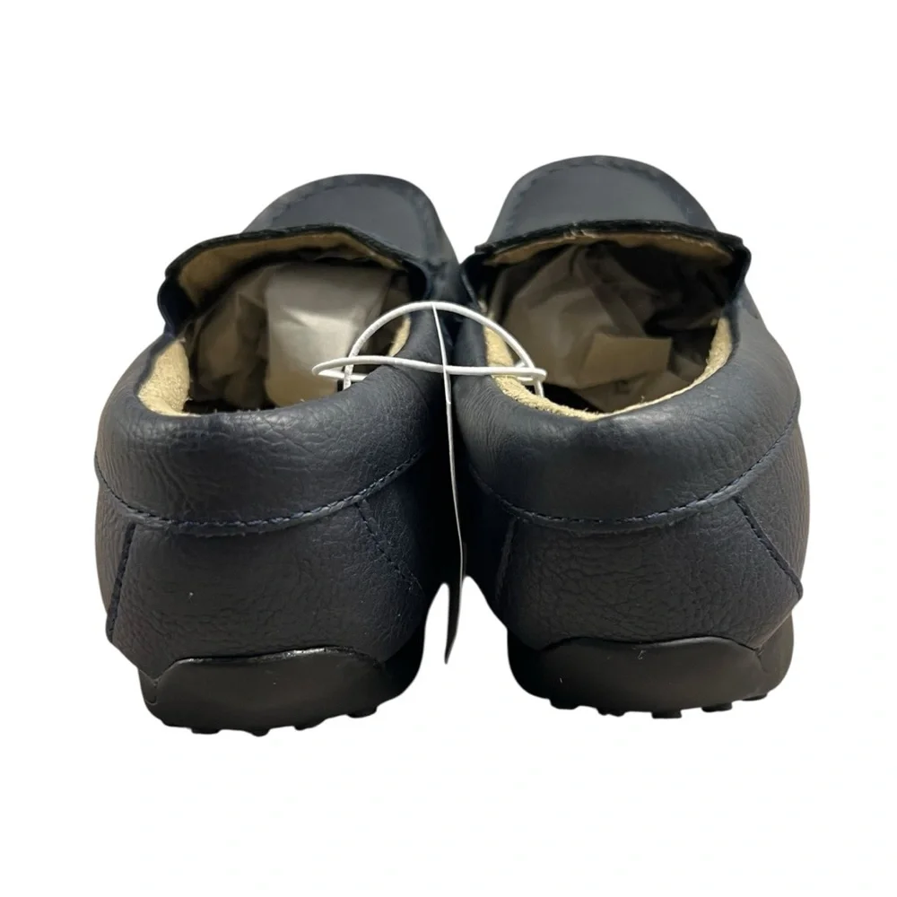 NEW The Children’s Place Sz 12 Boys Navy Blue Slip-On Loafer Dress Shoes